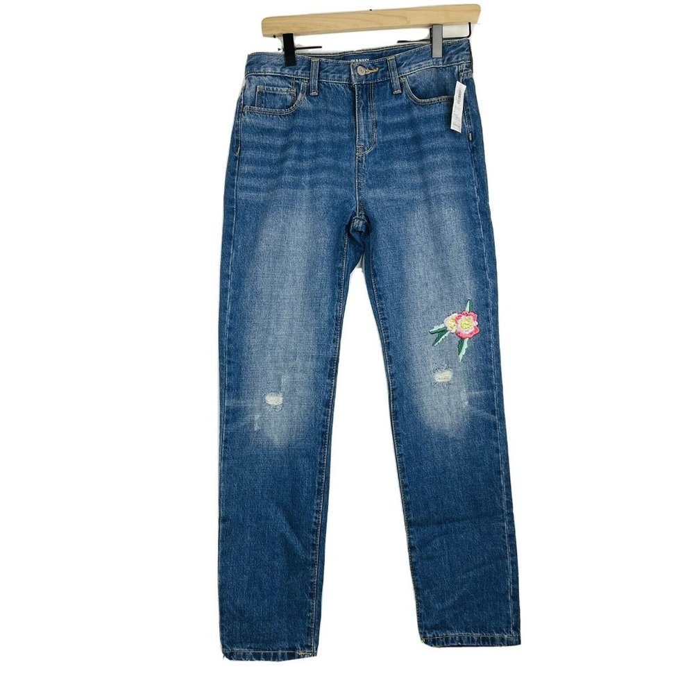 Old Navy Girl Flower Size 16 Jeans